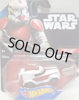 画像: 2016 HW STAR WARS 【CLONE SHOCK TROOPER】　WHITE-RED/U5 (2015 BLACK CARD)(予約完売）