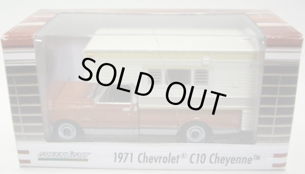 画像1: 2016 GREENLIGHT HOBBY EXCLUSIVE 【1968 CHEVROLET C10 CHEYENNE WITHE LARGE CAMPER】 LT.BROWN/RR