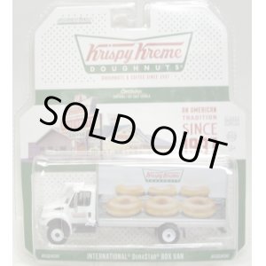 画像: 2016 GREENLIGHT HEAVY DUTY TRUCKS S4 【INTERNATIONAL DURASTAR BOX VAN】 WHITE/RR (KRISPY KREME DOUGHNUTS)