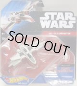 画像: 2016 HW STAR WARS STARSHIP 【ARC-170 STARFIGHTER】　WHITE-RED (BLACK CARD)