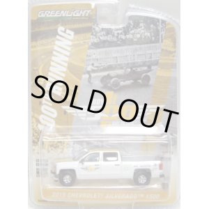 画像: 2016 GREENLIGHT HOBBY EXCLUSIVE "100th RUNNING INDY 500" 【2015 CHEVROLET SILVERADO 1500】 SILVER-WHITE/RR