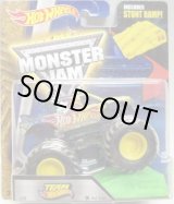 画像: 2016 MONSTER JAM includes STUNT RAMP! 【TEAM HOT WHEELS】 BLACK (MUD TREADS)