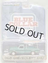 画像: 2016 GREENLIGHT BLUE COLLAR COLLECTION S1 【1968 CHEVROLET C-10】 FLAT GREEN/RR