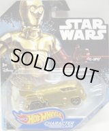 画像: 2017 HW STAR WARS 【C-3PO (後輪ホイール・バリエーション】　GOLD/O5 (2017 CARD)