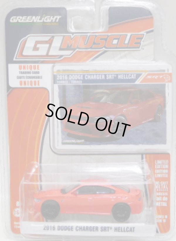 画像1: 2016 GREENLIGHT GL MUSCLE S16 【2016 DODGE CHARGER SRT HELLCAT】 RED/RR