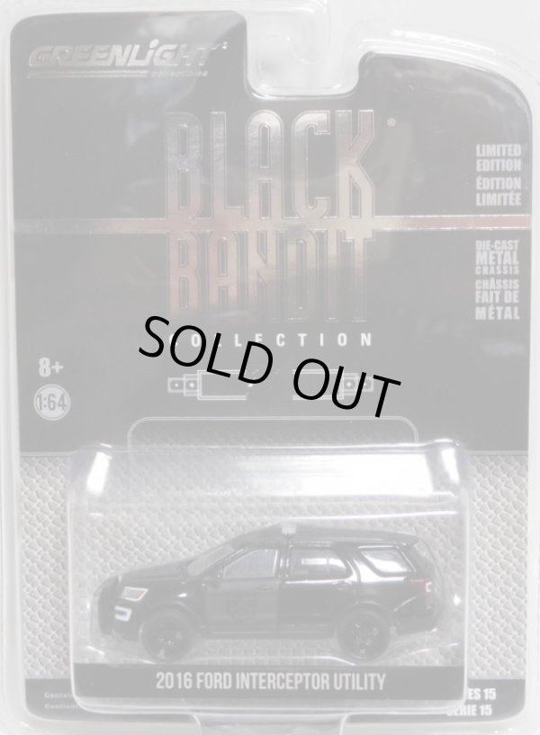 画像1: 2016 GREENLIGHT BLACK BANDIT SERIES15 【2016 FORD INTERCEPTOR UTILITY】 BLACK/RR