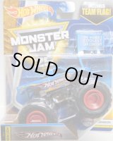 画像: 2017 MONSTER JAM includes TEAM FLAG! 【HOT WHEELS RACING】 BLUE (FLASH BACK)(2017 NEW LOOK!)