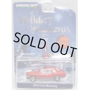 画像: 2016 GREENLIGHT HOBBY EXCLUSIVE HOLIDAY ORNAMENTS 【1970 FORD MUSTANG】 MET.RED/RR