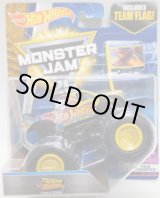 画像: 2017 MONSTER JAM includes TEAM FLAG! 【TEAM HOT WHEELS】 BLACK-GRAY (TOUR FAVORITES)