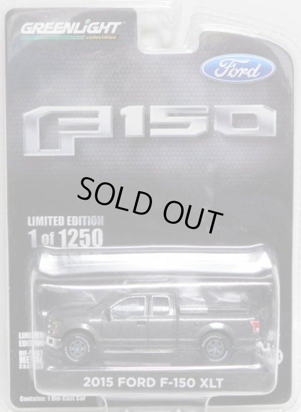 画像1: 2017 GREENLIGHT MJ TOYS EXCLUSIVE 【2015 FORD F-150 XLT】 GUNMET/RR (1250個限定)