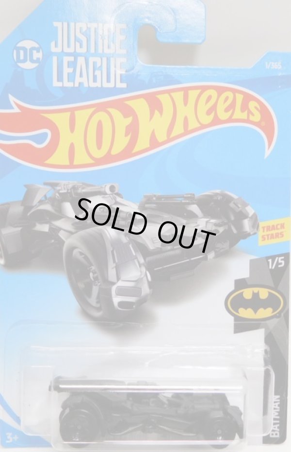 画像1: 【"JUSTICE LEAGUE" BATMOBILE】 FLAT BLACK/5SP (NEW CAST)