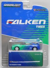 画像: 2017 GREENLIGHT - SPECIAL EDITION -  【"TARMAC WORKS" FALKEN TIRES 2015 NISSAN GT-R(R35)】 BLUE-GREEN/RR