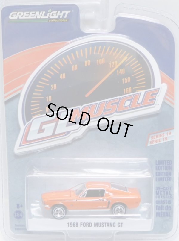 画像1: 2017 GREENLIGHT GL MUSCLE S19 【1968 FORD MUSTANG】 ORANGE/RR 