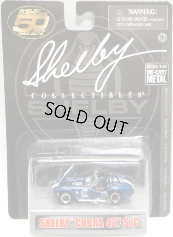 画像1: SHELBY COLLECTIBLES 50YEARS 【SHELBY COBRA 427 S/C】 DK.BLUE/RR