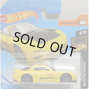 画像: 【'95 MAZDA RX-7】 YELLOW/10SP (ホットウィールTAMPO)(インターナショナル・ショートカード）