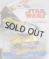 画像: 2018 HW STAR WARS CARSHIPS 【NABOO N-1 STARFIGHTER】　YELLOW/5Y (2018 WHITE CARD)