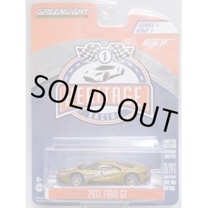 画像: 2018 GREENLIGHT HERITAGE RACING S1【2017 FORD GT】 GOLD/RR