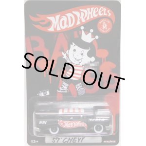 画像: MAD WHEELS (マッドホイール） 【'57 CHEVY BEL AIR (STRIPED) (カスタム完成品）】 FLAT BLACK/RR （送料サービス適用外） 