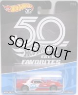 画像: 2018 HW 50th FAVORITES 【'71 AMC JAVELIN】 RED-WHITE/RR