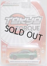 画像: 2018 GREENLIGHT TOKYO TORQUE S3 【2000 NISSAN SKYLINE GT-R (BNR34)】 GREEN/RR