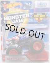 画像: 2018 MONSTER JAM includes STUNT RAMP! "STARS AND STRIPES" 【EL TORO LOCO】 WHITE-BLUE-RED (予約不可）