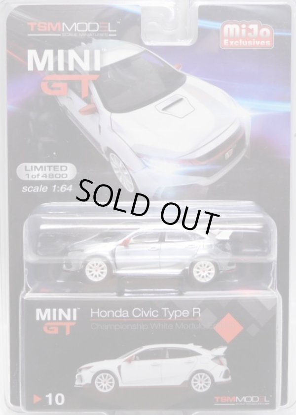 画像1: 2018 TSM MODELS - MINI GT "MIJO EXCLUSIVE" 【HONDA CIVIC TYPE-R (左ハンドル仕様）】 ZAMAC/RR (CHASE)