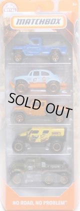 画像: 2019 MATCHBOX 5PACK 【NO ROAD, NO PROBLEM】Jeep Willys 4x4/Volkswagen Beetle 4x4(GULF)/Jeep Gladiator/GHE-O Rescue/Road Mauler 