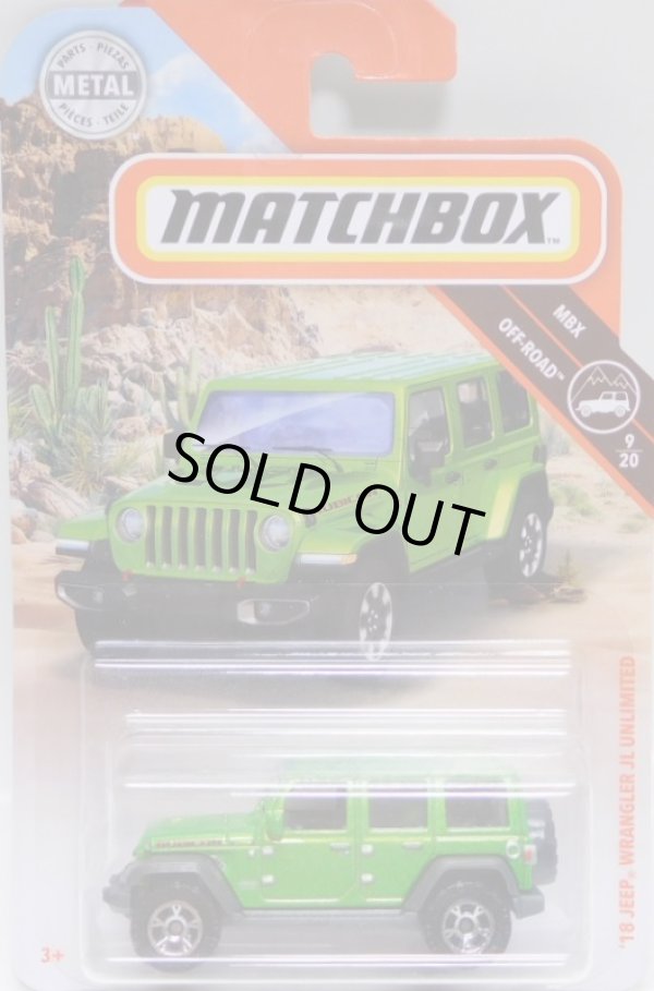 画像1: 2019 【'18 JEEP WRANGLER JL UNLIMITED】 GREEN (NEW CAST)