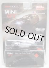 画像: 2019 TSM MODELS - MINI GT 【"MIJO EXCLUSIVE" HONDA CIVIC TYPE R "CRYSTAL BLACK" (左ハンドル仕様）】 CHROME/RR （予約不可）