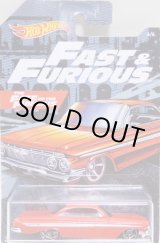 画像: 2019 WALMART EXCLUSIVE HW FAST & FURIOUS （ワイルドスピード）【'61 CHEVROLET IMPALA】RED/O5(予約不可）