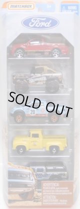 画像: 2020 MATCHBOX 5PACK 【FORD】Ford F-150 Lightning/'72 Ford Bronco 4x4/Ford F-150 SVT Raptor/'56 Ford Pick Up/'17 Ford Skyjacker Superduty F-350 (予約不可）