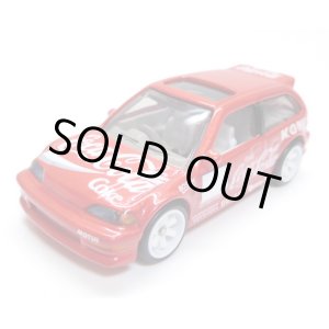 画像: MAD WHEELS (マッドホイール） - PROSPECT シリーズ【'90 HONDA CIVIC EF (カスタム完成品）】RED/RR （送料サービス適用外） 