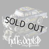 画像: HELLS DEPT 2020 - DOUBLE LOSER[S] 【'55 CHEVY BEL AIR GASSER "SUPER MAD GASSER" (カスタム完成品）】NAVY/RR （送料サービス適用外）