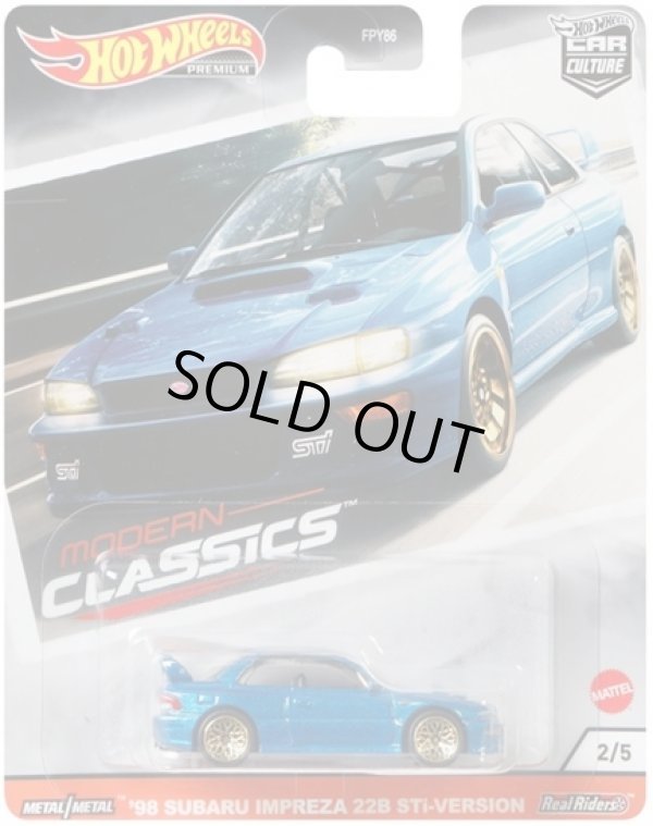 画像1: 2020 HW CAR CULTURE "MODERN CLASSICS"【'98 SUBARU IMPREZA 22B STi-VERSION】BLUE/RR