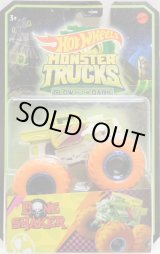 画像: 2021 HW MONSTER TRUCKS! TARGET EXCLUSIVE GLOW IN THE DARK【BONE SHAKER】 YELLOW (予約不可）