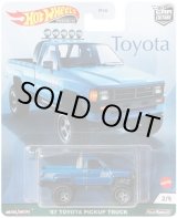 画像: 【仮予約】PRE-ORDER - 2021 HW CAR CULTURE "TOYOTA" 【'87 TOYOTA PICKUP TRUCK】BLUE/RR(12月中旬入荷予定）