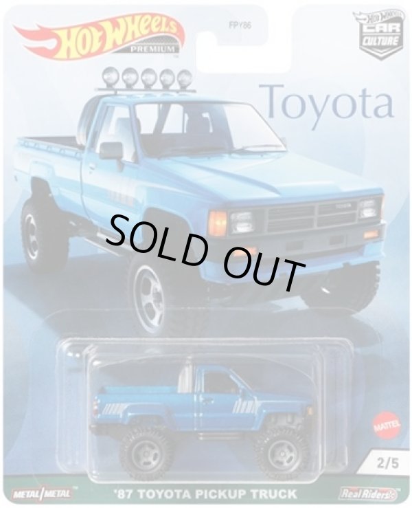 画像1: 【仮予約】PRE-ORDER - 2021 HW CAR CULTURE "TOYOTA" 【'87 TOYOTA PICKUP TRUCK】BLUE/RR(12月中旬入荷予定）