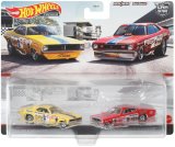 画像: 2022 HW CAR CULTURE "PREMIUM 2PACK" 【'72 プリマス クーダ FC / プリマス ダスター ファニーカー】YELLOW-RED/RR