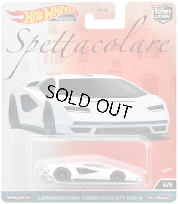 画像1:  2023 HW CAR CULTURE "スペッタコラーレ" 【LAMBORGHINI COUNTACH LPI 800-4】WHITE/RR (7月下旬入荷予定)