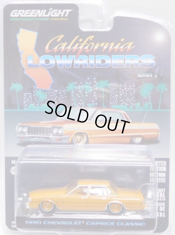 画像1: 2023 GREENLIGHT CALIORNIA LOWRIDERS SERIES 2 【1990 CHEVROLET CAPRICE CLASSIC】ORANGE