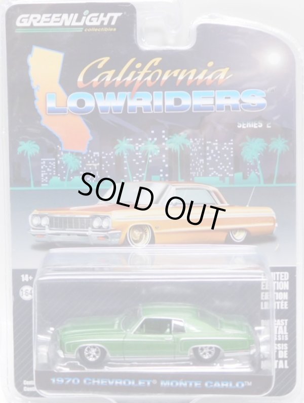 画像1: 2023 GREENLIGHT CALIORNIA LOWRIDERS SERIES 2 【1970 CHEVROLET MONTE CARLO】GREEN