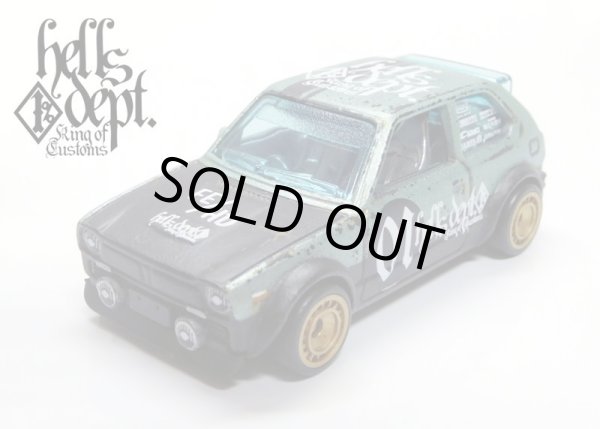 画像1: HELLS DEPT 2024 - カツヌマ製作所 【'73 HONDA CIVIC CUSTOM (カスタム完成品）】RUST GREEN/RR （送料サービス適用外）