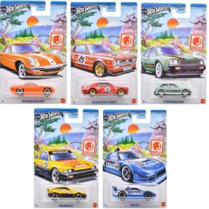 画像: 【CHINA版】 2024 HW オートモーティブ【J-imports (10個入り)】1968 マツダ コスモ スポーツ/日産スカイライン HT 2000GT-X/'81 トヨタ スターレット KP61/1985 ホンダ CR-X/アキュラ NSX(予約不可）