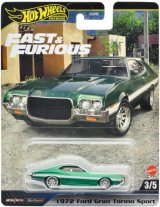 画像: 2024 HW FAST & FURIOUS (ワイルド・スピード) 【1972 フォード グラン トリノ スポーツ】GREEN/RR