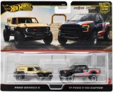 画像: 2024 HW CAR CULTURE "PREMIUM 2PACK" 【フォード ブロンコ R/ ’17フォード F-150 ラプター】LT.BROWN-BLACK/RR(2024年5月下旬入荷予定）