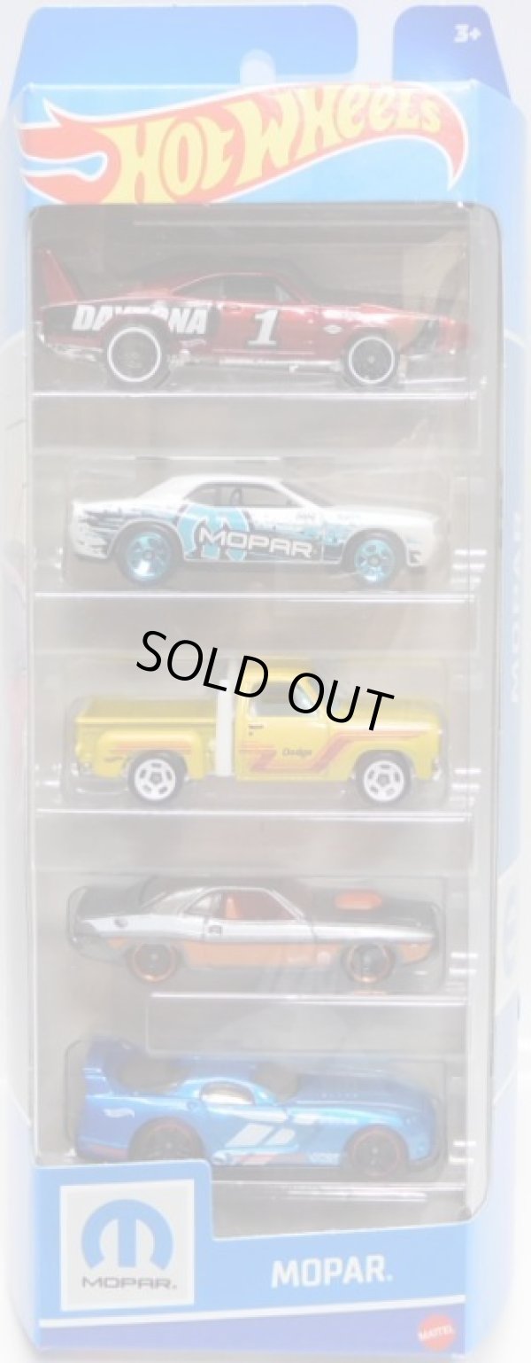 画像1: 2024 5PACK 【MOPAR】1969 Dodge Charger Daytona/2008 Dodge Challenger SRT8/1978 Dodge Li'l Red Express Truck/1970 Dodge Hemi Challenger/Dodge Viper GTS-R