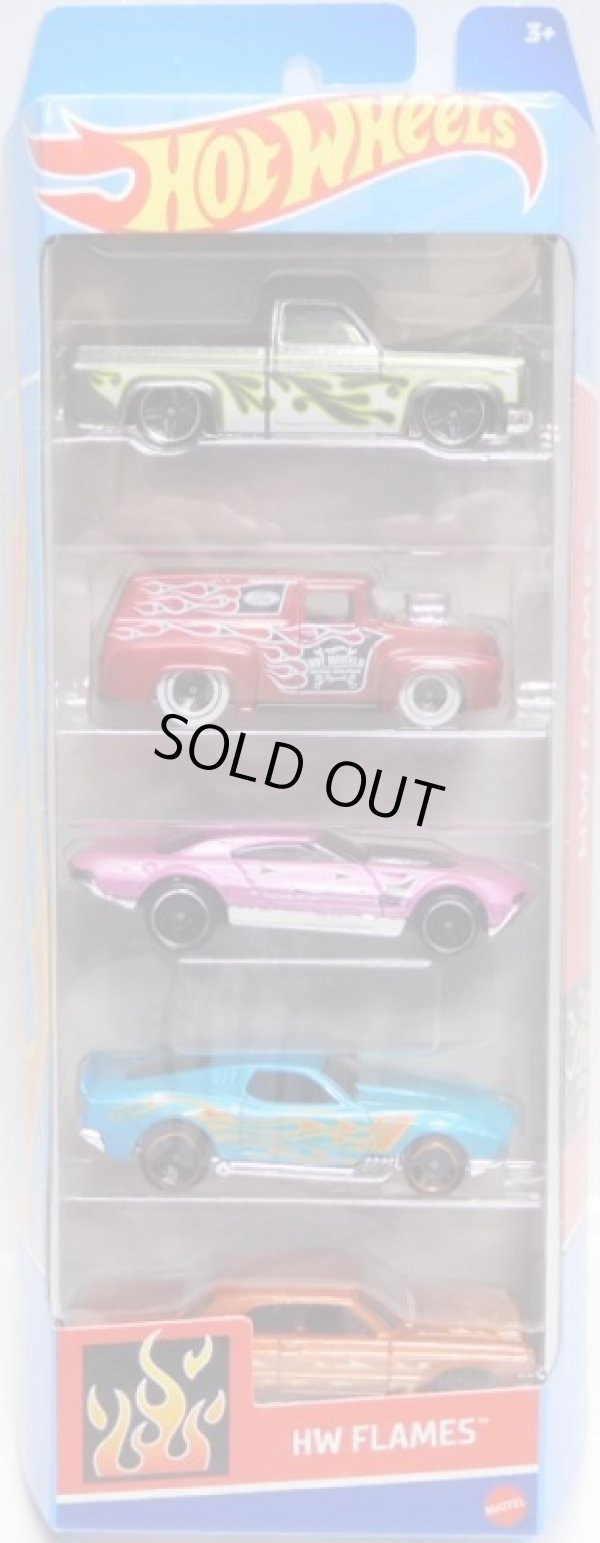 画像1: 2024 5PACK 【HW FLAMES】'83 Chevy Silverado/'56 Ford F-100/Muscle Speeder/Blvd. Bruiser/'64 Impala