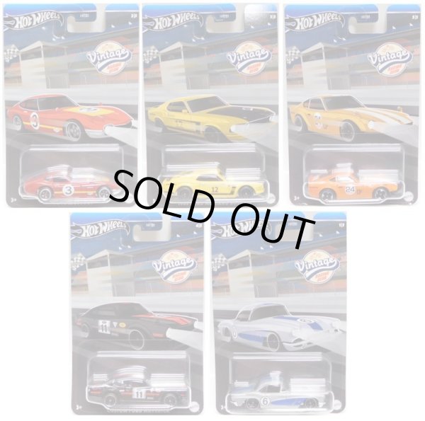 画像1: 【US版】2024 HW VINTAGE RACING CLUB S2【5種セット】1969 FORD MUSTANG BOSS 302//TOYOTA 2000GT/CUSTOM DATSUN 240Z/CUSTOM FORD MAVERICK/1962 CORVETTE(予約不可）