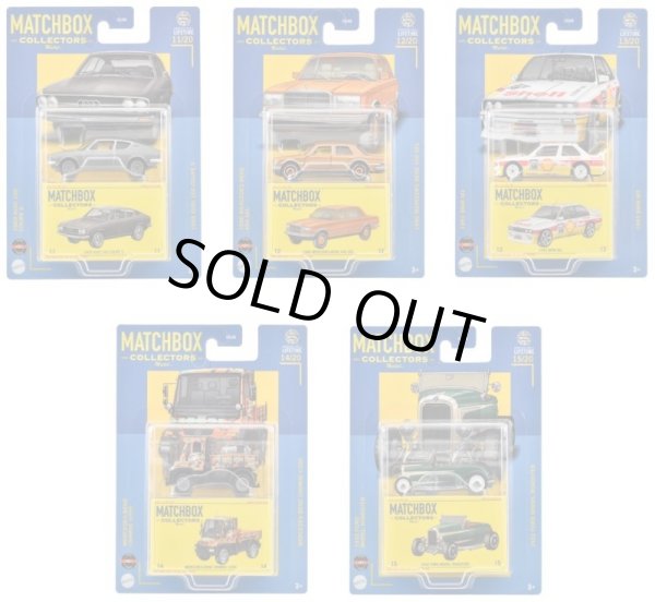 画像1: 【2024 MATCHBOX COLLECTORS【"Y"アソート 8個入り】1969 アウディ 100 クーペ S/1980 メルセデス・ベンツ 450 SEL/1993 BMW M3/メルセデス・ベンツ ウニモグ U300/1932 フォード モデル ロードスター