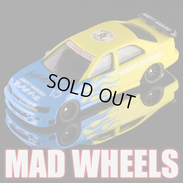 画像1: MAD WHEELS (マッドホイール） 【Frok HONDA ACCORD (カスタム完成品）】BLUE-YELLLOW/RR (送料サービス適用外) 